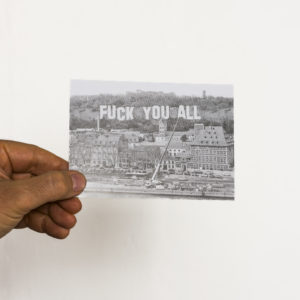 Fuck You All - Liège 2023 — Postcard