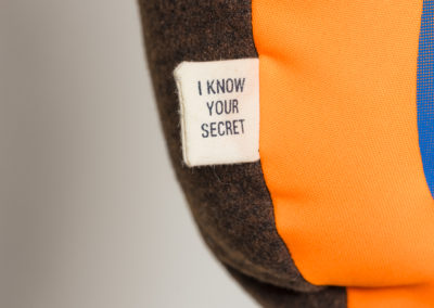 Derrick — The fluo orange Cushion