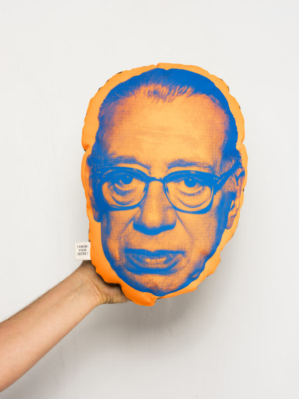 Derrick — The fluo orange Cushion