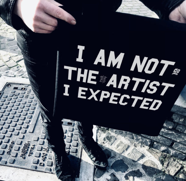 I am not the artist I excpected - tote bag