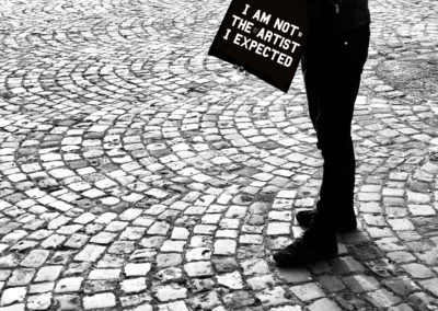 I am not the artist I excpected - tote bag