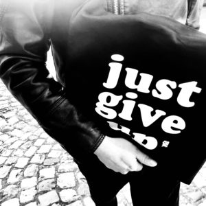 Just give up - tote bag