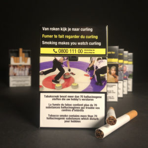 Cigarette pack case - Curling