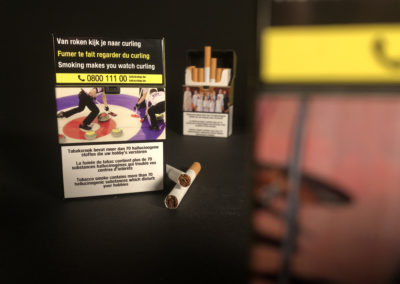Cigarette pack case - Curling