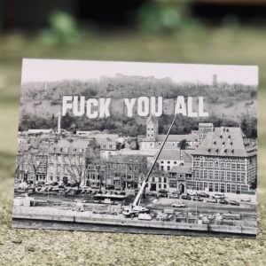Fuck you all - Card