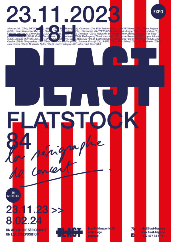 BLAST - FLATSTOCK84 - Affiche