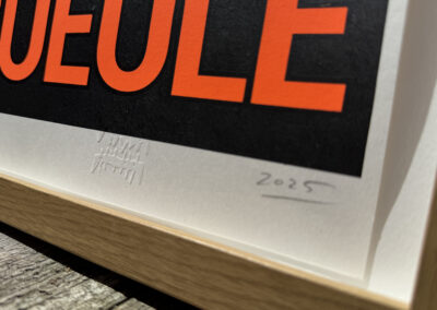 Ta gueule - Sérigraphie - Giov'