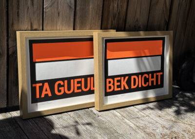 Ta gueule - Sérigraphie - Giov'