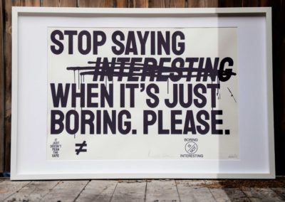 Stop saying interesting_Giov-screen printing