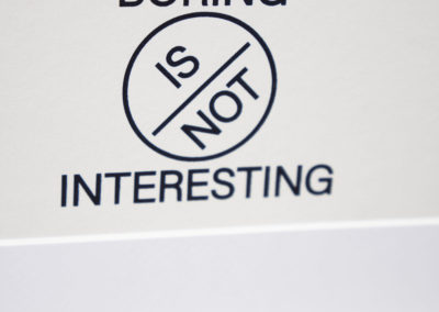 Stop saying interesting_Giov-screen printing