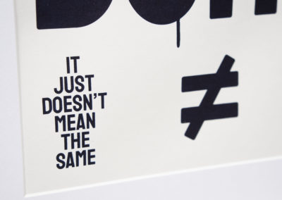 Stop saying interesting_Giov-screen printing