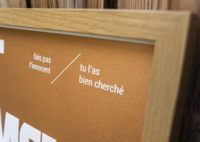 C'est vraiment bien fait pour ta gueule - Bronze et blanc