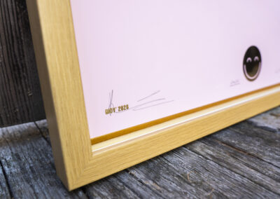C'est vraiment bien fait pour ta gueule - rose sur gold mirroir