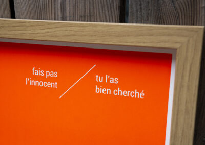 C'est vraiment bien fait pour ta gueule - Rouge fluo & blanc
